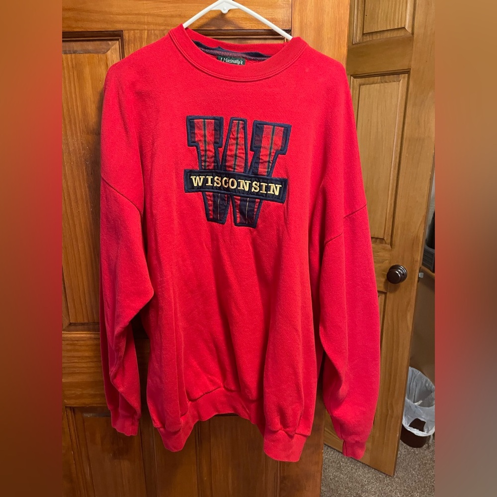 Wisconsin Red Sweater